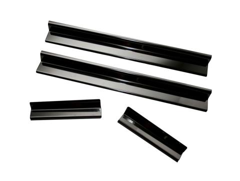 Door Entry Guard Kit Black 07-18 Jeep Wrangler JKU Rugged Ridge