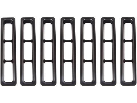 Grille Insert Kit Black 97-06 Jeep Wrangler TJ Rugged Ridge