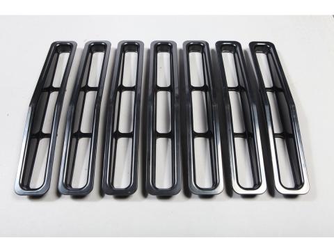 Grille Insert Kit Black 87-95 Jeep Wrangler YJ Rugged Ridge