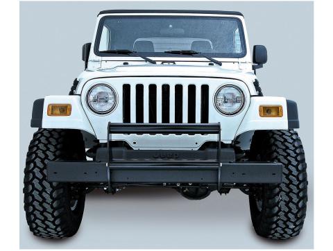 Brush Guard Gloss Black 97-06 Jeep Wrangler TJ Rugged Ridge