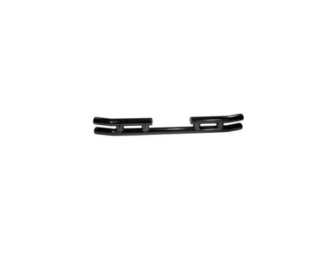 Double Tube Bumper Rear 3 Inch Polished Black 87-06 Jeep Wrangler YJ/TJ Rugged Ridge