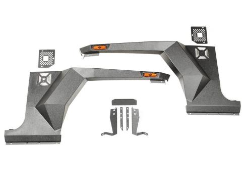 XHD Armor Fender Kit Front Pair 07-18 Jeep Wrangler JK/JKU Rugged Ridge