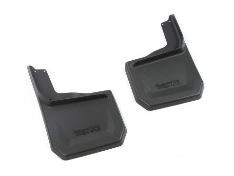 This Pair of Rear Splash Guards from Rugged Ridge Fits 07-18 Jeep Wrangler. Rugged Ridge