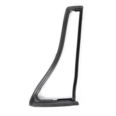 Vent Window Seal Front Left Rubber Smooth Finish Fits The Front Driver Side Door Of 76-83 CJ5, 76-86 CJ7, 81-83 CJ8 Scrambler And 87-95 Wrangler YJ OMIX