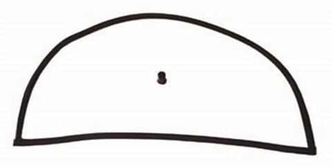Liftgate Glass Seal Inner Rubber 1976-1986 CJ7 OMIX