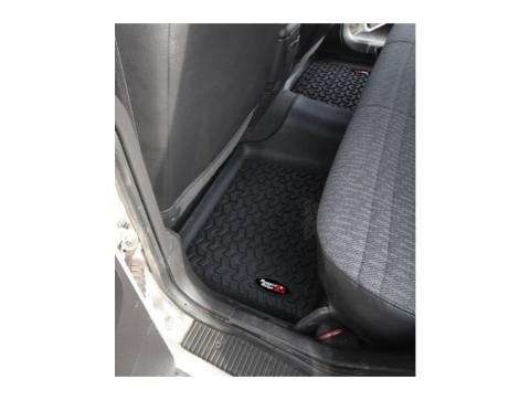 All Terrain Floor Liner Rear Black 84-01 Jeep Cherokee XJ Rugged Ridge