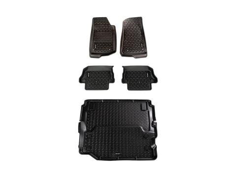 All Terrain Floor Liner Set 18-20 Jeep Wrangler Jl 2-dr (full Cargo) Rugged Ridge