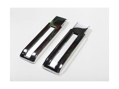 Tailgate Hinge Cover Kit Chrome 07-18 Jeep Wrangler JK Rugged Ridge
