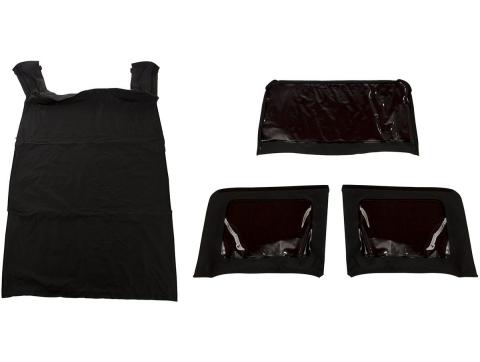 Montana Soft Top Black Diamond 07-09 Jeep Wrangler JKU 4 Door Rugged Ridge