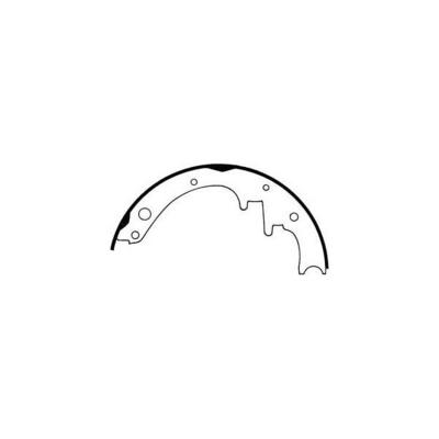 Brake Shoe Set Rear Dana 35 10 Inch Per Axle 78-86 Jeep CJ5, CJ7, CJ8, 84-89 XJ And 87-89 YJ OMIX