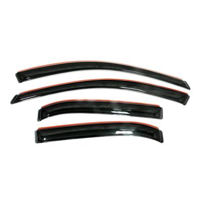 In-Channel Ventvisor Side Window for 2017-2025 Jeep Compass Smoke In-Channel 4 Piece AVS