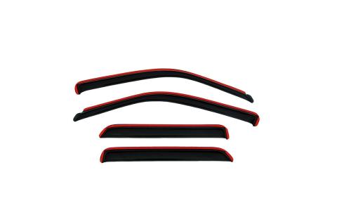 In-Channel Ventvisor Side Window for 2008-2012 Jeep Liberty Smoke In-Channel 4 Piece AVS