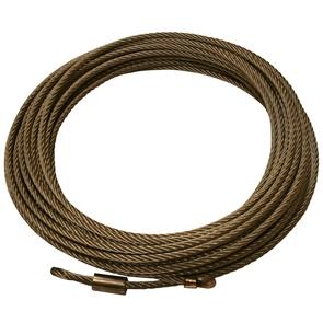 Winch Rope Wire 15001 5/32 Inch x 50 Foot (4mm x 15.2m) Includes Hook Bulldog Winch