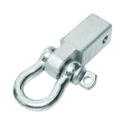 Receiver Hitch D Ring 3/4 Inch 475 Ton Rating Fits 2 Inch Receiver Zinc  Smittybilt