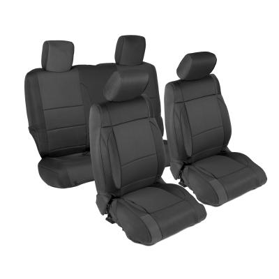 Neoprene Seat Cover Set Front/Rear Black 07-18 Wrangler JK - 2 Door Smittybilt