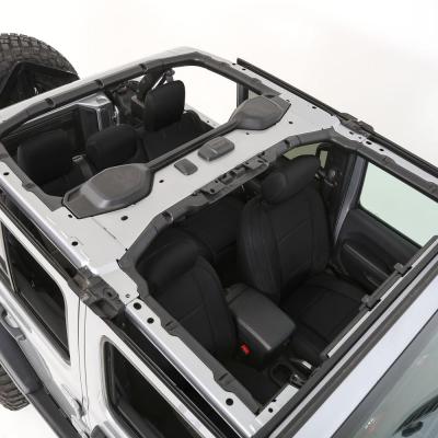 Neoprene Seat Cover Set Front/Rear Black Gen 1 2018-2020 Jeep Wrangler Gen 1 JL Non Rubicon 4DR Only Smittybilt