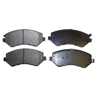 Front Brake Pad Set for 2002-2007 Jeep KJ Liberty, Left and Right Crown Automotive