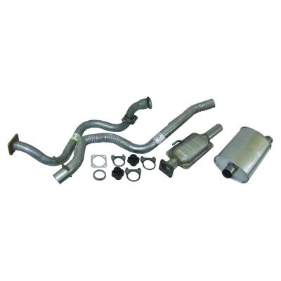 Exhaust Kit for 1991-1992 Jeep YJ Wrangler w/ 4.0L Engine Crown Automotive