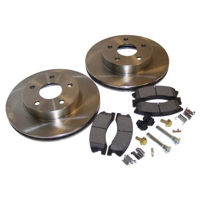 Front Disc Brake Service Kit for Jeep 99-04 Grand Cherokee w/ Akebono Calipers Crown Automotive