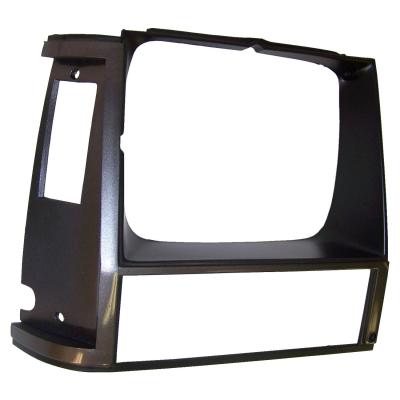 Right Gray Headlight Bezel for 1984-1990 XJ Cherokee & 1986-1990 MJ Comanche Crown Automotive