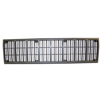 Dark Gray & Black Grille for 1988-1990 Jeep XJ Cherokee, MJ Comanche Crown Automotive