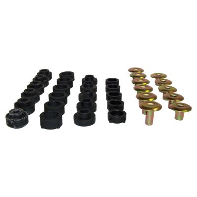 Body Mount Kit for 1997-2006 Jeep TJ Wrangler Including Unlimited Models Crown Automotive