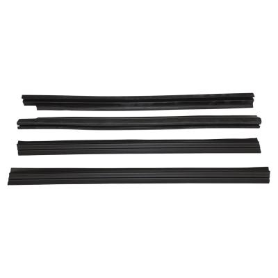 Door Glass Weatherstrip Kit for 84-96 Jeep XJ Cherokee w/ 4 Doors & MJ Comanche Crown Automotive