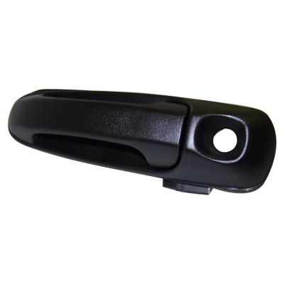 Right Front Door Handle w/ Key Hole for 02-07 Jeep KJ Liberty, Black Textured Crown Automotive