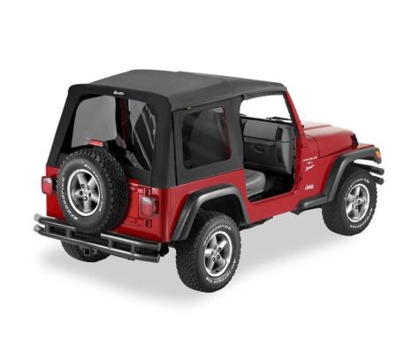 Jeep Supertop Classic Replacement Skin For Jeep 1997-2006 Wrangler TJ Tinted Black Diamond Bestop