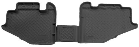 Classic Style 2nd Seat Floor Liner For 1997-2006 Jeep Wrangler Black Husky Liners