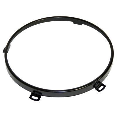 Headlight Retainer for 2007-2018 JK Jeep Wrangler, Black Powder Coat Finish Crown Automotive