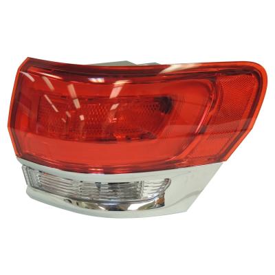 Right Tail Lamp Assembly w/ Chrome Bezel for 14-18 Jeep WK Grand Cherokee Crown Automotive