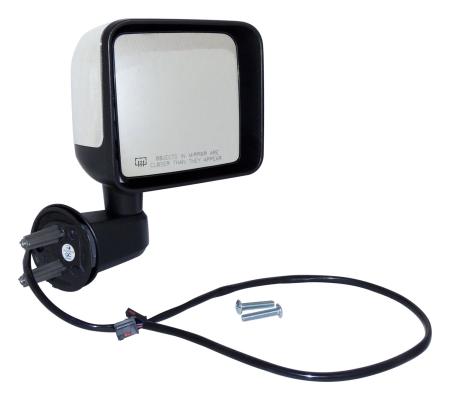 Right Power, Heated, Manual Folding Mirror for 15-18 Jeep JK Wrangler LHD Crown Automotive