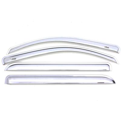 Ventvisor Deflector for 2007-2017 Jeep Patriot Chrome Outside Mount 4 Piece AVS