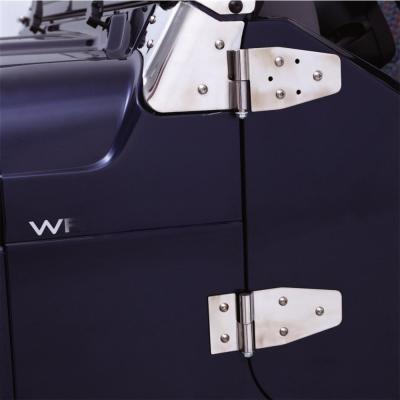 Door Hinges 1976 to 1993 YJ Wrangler and CJ Stainless Steel Set Of 4 For Full Steel Doors Smittybilt