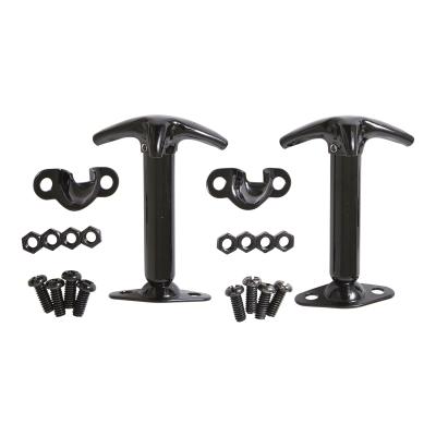 Hood Catch Kit 1987-1995 Jeep Wrangler 41-95 CJ & Wrangler YJ Black Smittybilt