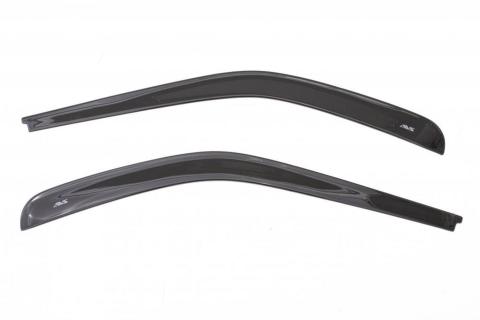 Ventvisor Deflector for 2007-2018 Jeep Wrangler and More Matte Black Low Profile Outside Mount 2 Piece AVS