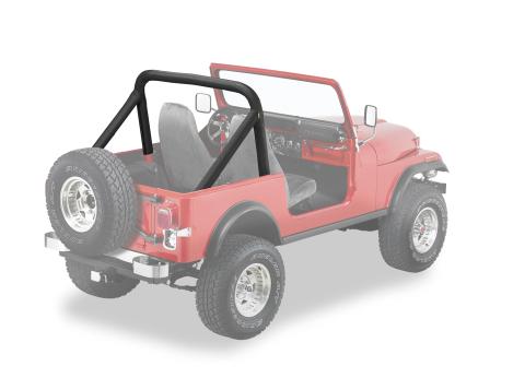 Jeep Sport Bar Covers For Jeep 1980-1983 CJ5 Black Denim Bestop