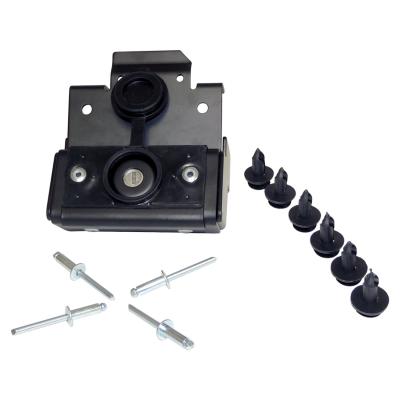 Hood Lock for 2007-2018 Jeep JK Wrangler, Uses Factory Ignition Key to Unlock Crown Automotive