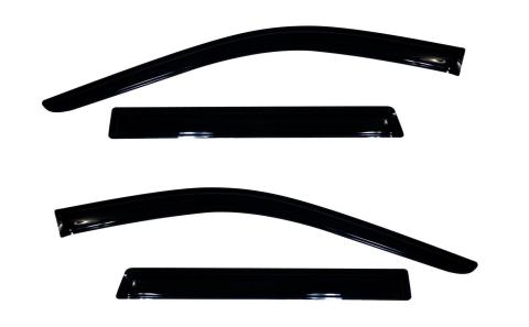 Ventvisor Deflector for 2011-2021 Jeep Grand Cherokee Laredo and More Smoke Outside Mount 4 Piece AVS
