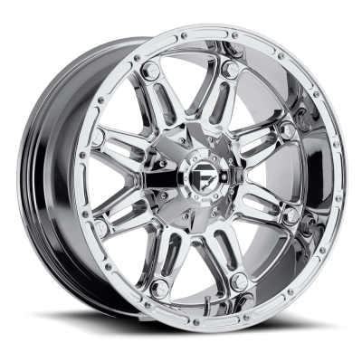 Aluminum Wheels 17X9 Hostage D530 8 On 165.1 Chrome 125.2 Bore 1 Offset Fuel Off Road Wheels