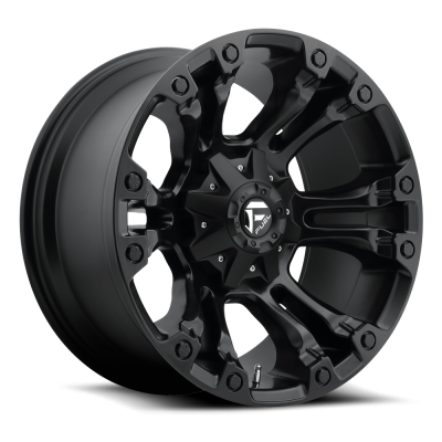 Aluminum Wheels 17X9 Vapor D560 8 On 165.1 Matte Black 125.2 Bore -12 Offset Fuel Off Road Wheels