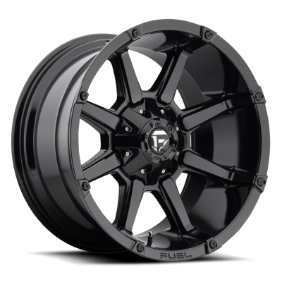 Aluminum Wheels 20X10 Coupler D575 8 On 165.1 Gloss Black 125.2 Bore -12 Offset 8 Spoke Fuel Off Road Wheels
