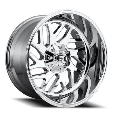 Aluminum Wheels 20X12 Triton D609 8 On 170 Chrome Plated 125.1 Bore -43 Offset Mesh Spoke Fuel Off Road Wheels