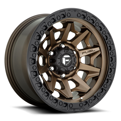 Aluminum Wheels 20X9 Covert D696 6 On 135 Matte Bronze Black Bead Ring 87.1 Bore 1 Offset Multi Spoke Fuel Off Road Wheels