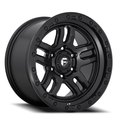 Aluminum Wheels 17X9 AMMO D700 6 On 139.7 Matte Black 106.1 Bore 1 Offset 5 Spoke Fuel Off Road Wheels