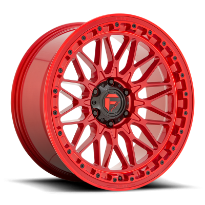 Aluminum Wheels 17X9 Trigger D758 6 On 139.7 Candy Red 106.1 Bore 1 Offset Fuel Off Road Wheels
