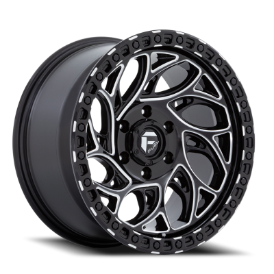 Aluminum Wheels 20X9 Runner OR D840 5 On 139.7 Gloss Black Milled 78.1 Bore 20 Offset Fuel Off Road Wheels