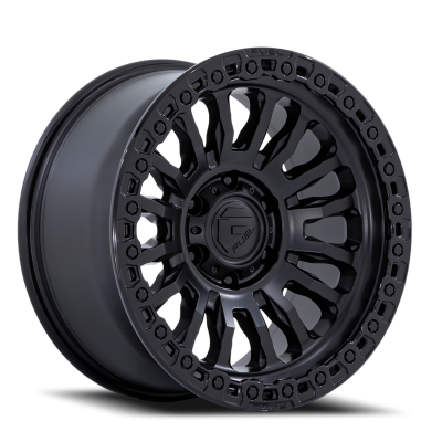 Aluminum Wheels 17X9 Rincon SBL FC857MB 8 On 170 Matte Black/Gloss Black Lip 125.1 Bore 1 Offset Fuel Off Road Wheels