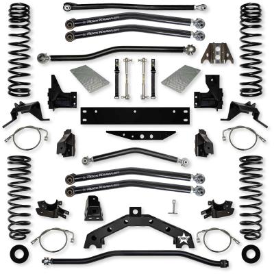 3.5 Inch X Factor X2 Long-Arm System for Jeep Wrangler Jk With No Shocks Rock Krawler